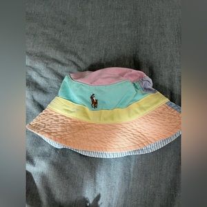 Polo Ralph Lauren Men’s Color-Blocked Oxford Bucket Hat Unisex